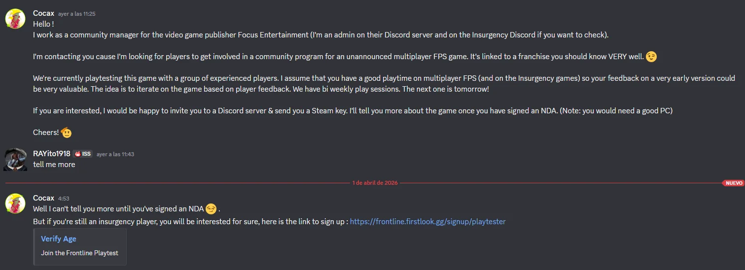 An example of a Discord fake game scam; credit to user Beautiful_Ad_4680 on r/discordapp