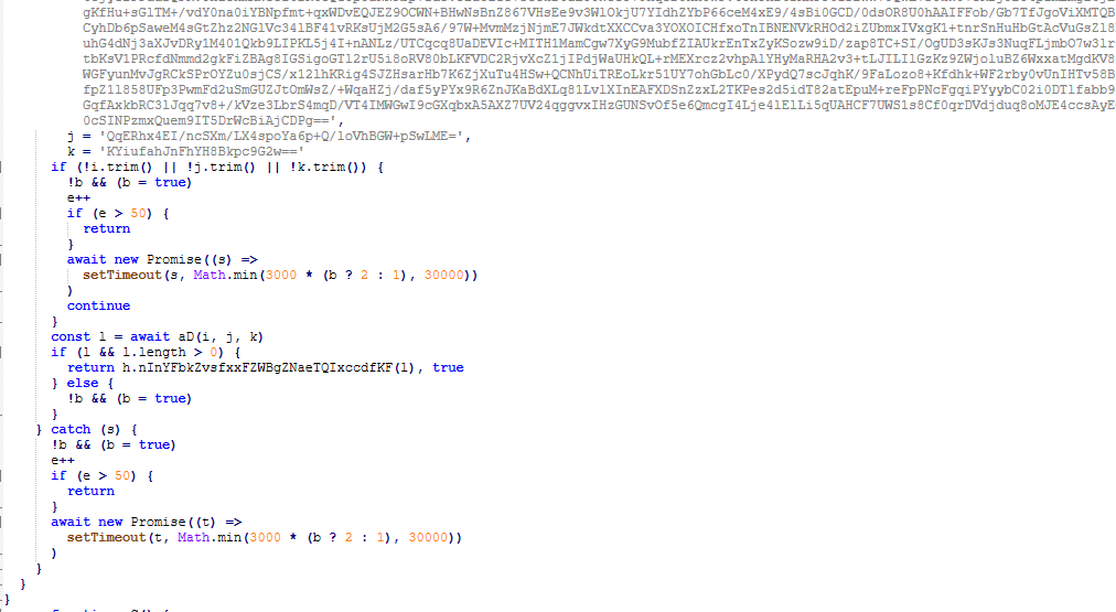 Encrypted string
