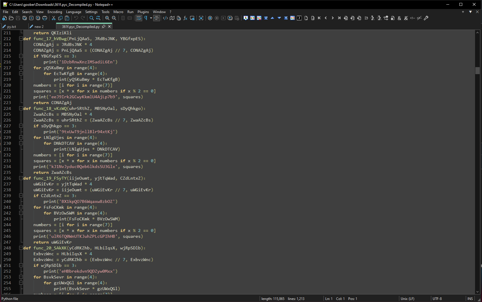 Python file obfuscation
